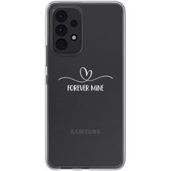 Coque avec votre propre photo et/ou texte Samsung Galaxy A53 - Sierlijk hartje