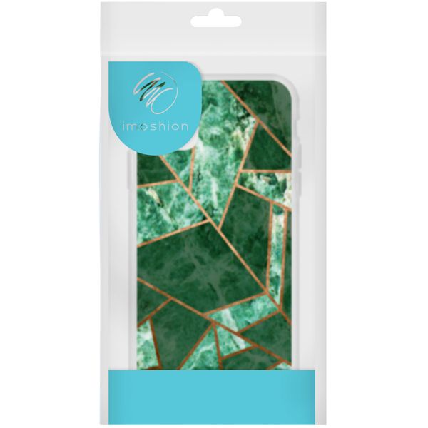 imoshion Coque Design iPhone 12 (Pro) - Cuive graphique / Vert