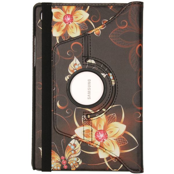 imoshion Coque tablette Design rotatif à 360° Samsung Galaxy Tab A7 - Butterfly Flower