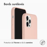 Accezz Coque Liquid Silicone iPhone 12 (Pro) - Rose