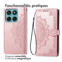 imoshion Etui de télephone Mandala Motorola Moto G57 Power - Rose Doré