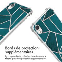 imoshion Coque Design avec cordon Apple iPhone Xr - Petrol Green Graphic