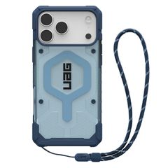 UAG Coque Pathfinder Clear MagSafe avec Lanyard Apple iPhone 17 Pro Max - Clear / Blue Lanyard