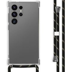 imoshion Coque avec dragonne Samsung Galaxy S24 Ultra - Noir & Doré