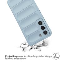 imoshion Coque arrière EasyGrip Samsung Galaxy S22 - Bleu clair