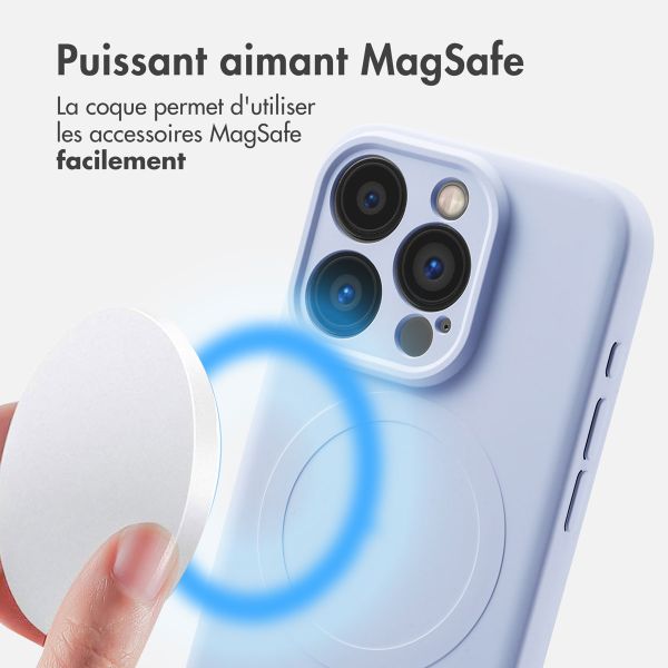 imoshion Coque Couleur avec MagSafe Apple iPhone 15 Pro - Lila