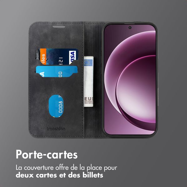 imoshion Étui de téléphone portefeuille Slim OnePlus 15R - Noir