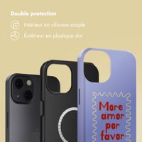 Selencia Coque arrière Vivid avec MagSafe Apple iPhone 13 - More Amor