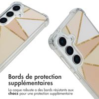 imoshion Coque Design avec cordon Samsung Galaxy S25 - Beige Graphic
