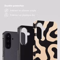 Selencia Coque arrière Vivid Samsung Galaxy A57 (5G) - Art Wave Black