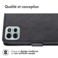imoshion Étui de télephone portefeuille Motorola Moto G75 5G - Noir