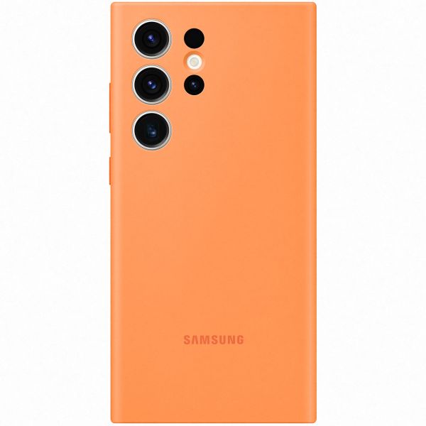 Samsung Original Coque en silicone Galaxy S23 Ultra - Orange