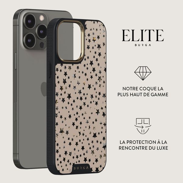 Burga Coque Elite Gold iPhone 15 Pro - Sparkling Tiara