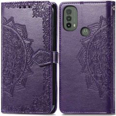 imoshion Etui de téléphone portefeuille Mandala Motorola Moto E30 / E40 - Violet