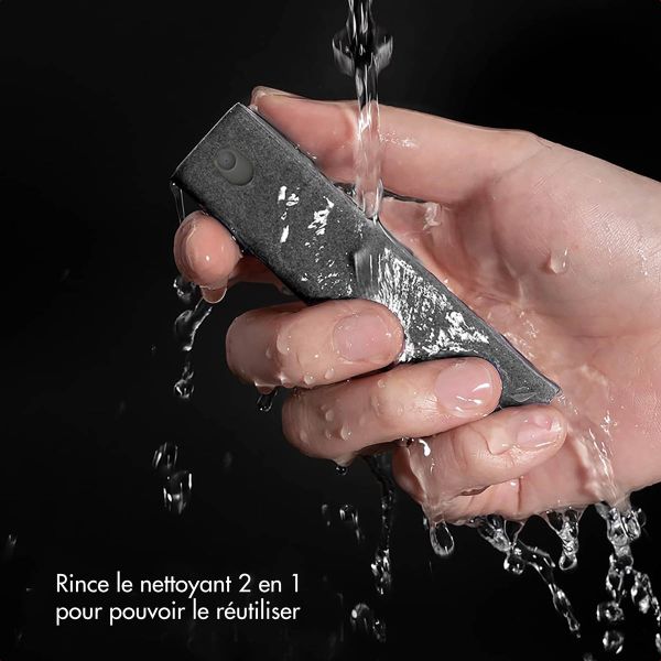 Accezz Spray nettoyante pour écran 2-en-1 - Gris