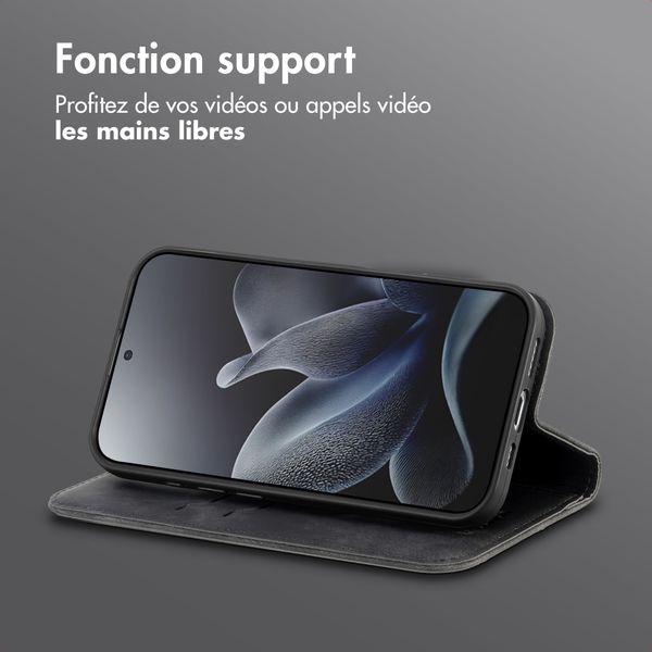 imoshion Étui de téléphone portefeuille Slim Motorola Edge 70 - Noir