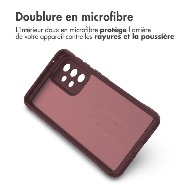 imoshion Coque arrière EasyGrip Samsung Galaxy A33 - Aubergine