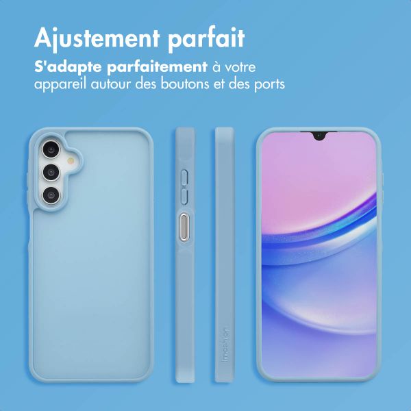 imoshion Coque Color Guard Samsung Galaxy A15 - Bleu clair