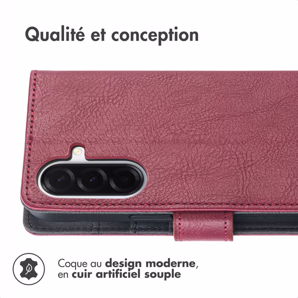 imoshion Étui de télephone portefeuille Samsung Galaxy A57 (5G) - Bordeaux