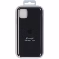 Apple Coque en silicone Apple iPhone 11 - Noir