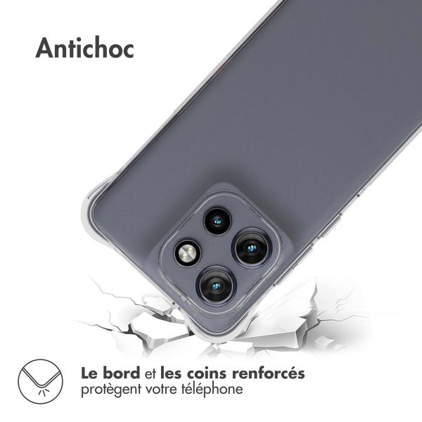 imoshion Coque antichoc Motorola Thinkphone 25 / Motorola Edge 50 Neo - Transparent