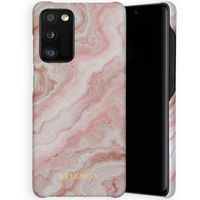 Selencia Coque Maya Fashion Samsung Galaxy A41 - Marble Rose