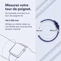 imoshion Bracelet en nylon élastique Samsung Galaxy Watch 8 (40/44mm) / Classic (46mm) - Beige