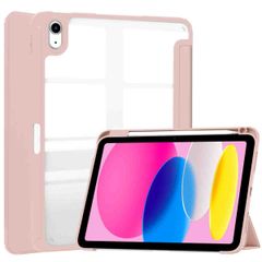 imoshion Coque tablette rigide Trifold Apple iPad 11 (2025) 11 pouces A16 / iPad 10 (2022) 10.9 pouces - Rose
