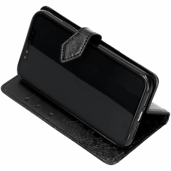 Etui de téléphone portefeuille Mandala iPhone Xr
