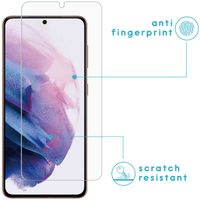 imoshion Protection d'écran en verre trempé 2 pack Galaxy S21 Plus