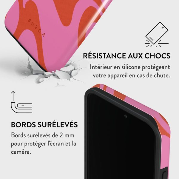 Burga Coque arrière Tough iPhone 13 Pro - Ride the Wave