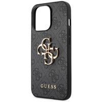 Guess Coque 4G Metal Logo Backcover iPhone 13 Pro - Gris