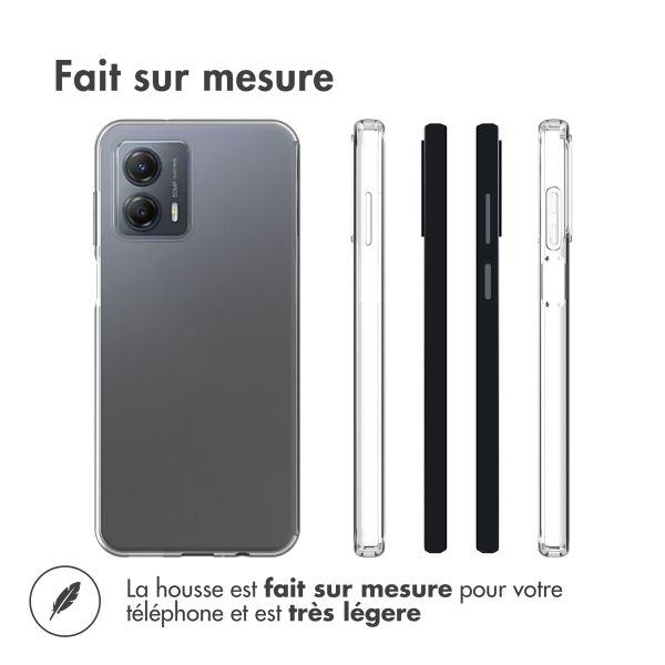 Accezz Coque Clear Motorola Moto G53 - Transparent