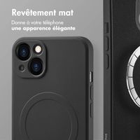 imoshion Coque Couleur avec MagSafe Apple iPhone 13 - Noir