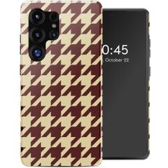 Selencia Coque arrière Vivid Samsung Galaxy S25 Ultra - Pied-de-Poule