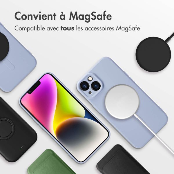 imoshion Coque Couleur avec MagSafe iPhone 14 - Lilas