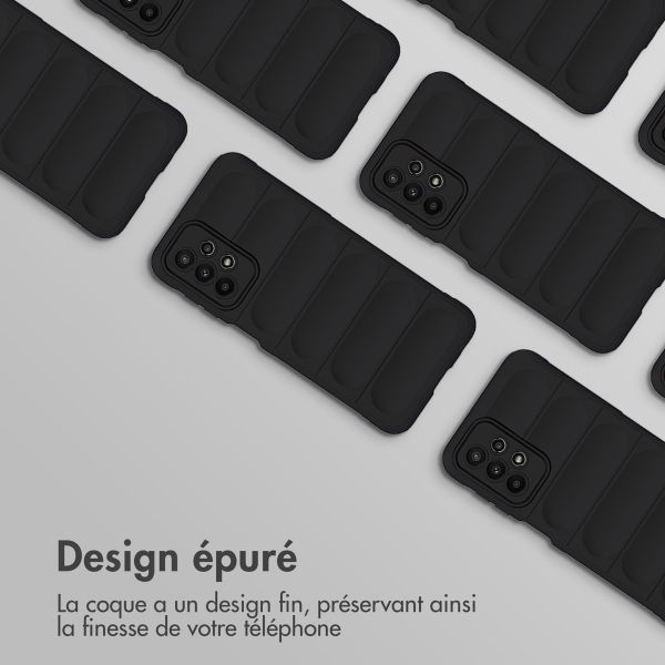 imoshion Coque arrière EasyGrip Samsung Galaxy A23 (5G) - Noir