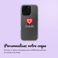 Coque avec votre propre photo et/ou texte Apple iPhone 16 Pro - Hartje