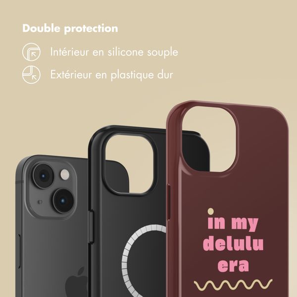 Selencia Coque arrière Vivid avec MagSafe Apple iPhone 14 - Delulu