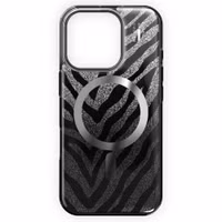 iDeal of Sweden Coque MagSafe transparente limitée Apple iPhone 16 Pro - Zebra Mystique