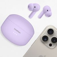 imoshion Aura Pro Écouteurs intra-auriculaires sans fil - Réduction active du bruit (ANC) - Lavender Lilac