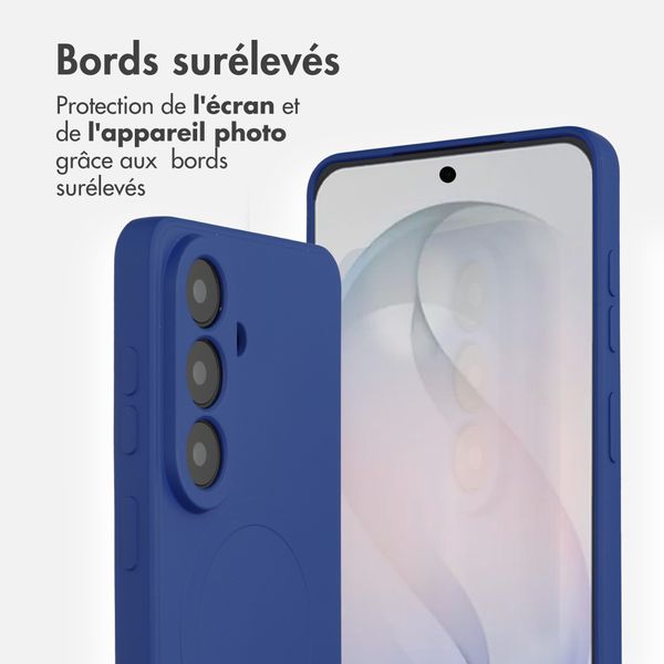 imoshion Coque Couleur avec MagSafe Samsung Galaxy S26 - Royal Blue