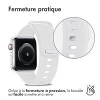 imoshion Bracelet en silicone Apple Watch Series 1-9 / SE - 38/40/41 mm / Series 10 - 42 mm - Blanc