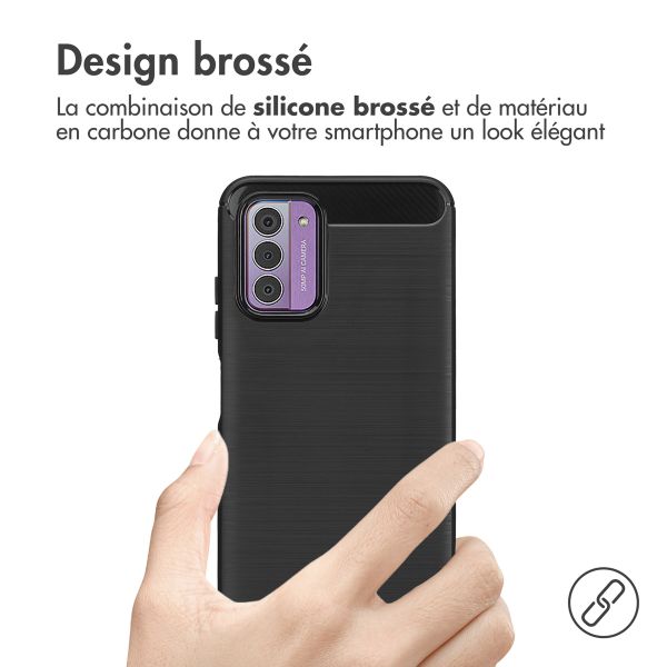 imoshion Coque Brushed Nokia G42 - Noir