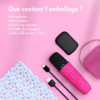 imoshion Kids Karaoke Set - Enceinte et micro - Hot Pink