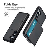 imoshion Coque arrière avec porte-cartes Samsung Galaxy S25 Plus - Noir