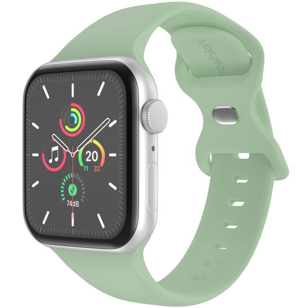 imoshion Bracelet en silicone⁺ Apple Watch Series 1 á 10 / SE / Ultra (2) (44/45/46/49 mm) - Pistache - Taille M/L