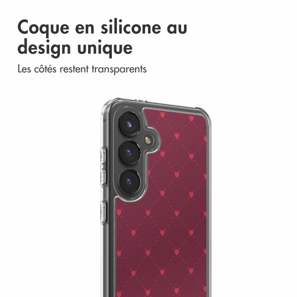 imoshion Coque Design Samsung Galaxy S24 - Crush Check Coral Dust