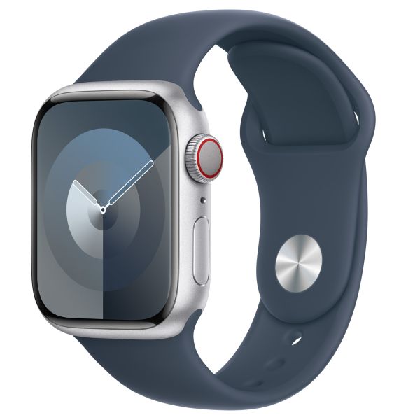 Apple Sport Band Apple Watch Series 1 á 9 / SE (38/40/41 mm) | Series 10 (42 mm) - Taille M/L - Storm Blue