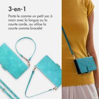 imoshion Etui de télephone portefeuille avec cordon Samsung Galaxy S23 FE - Turquoise